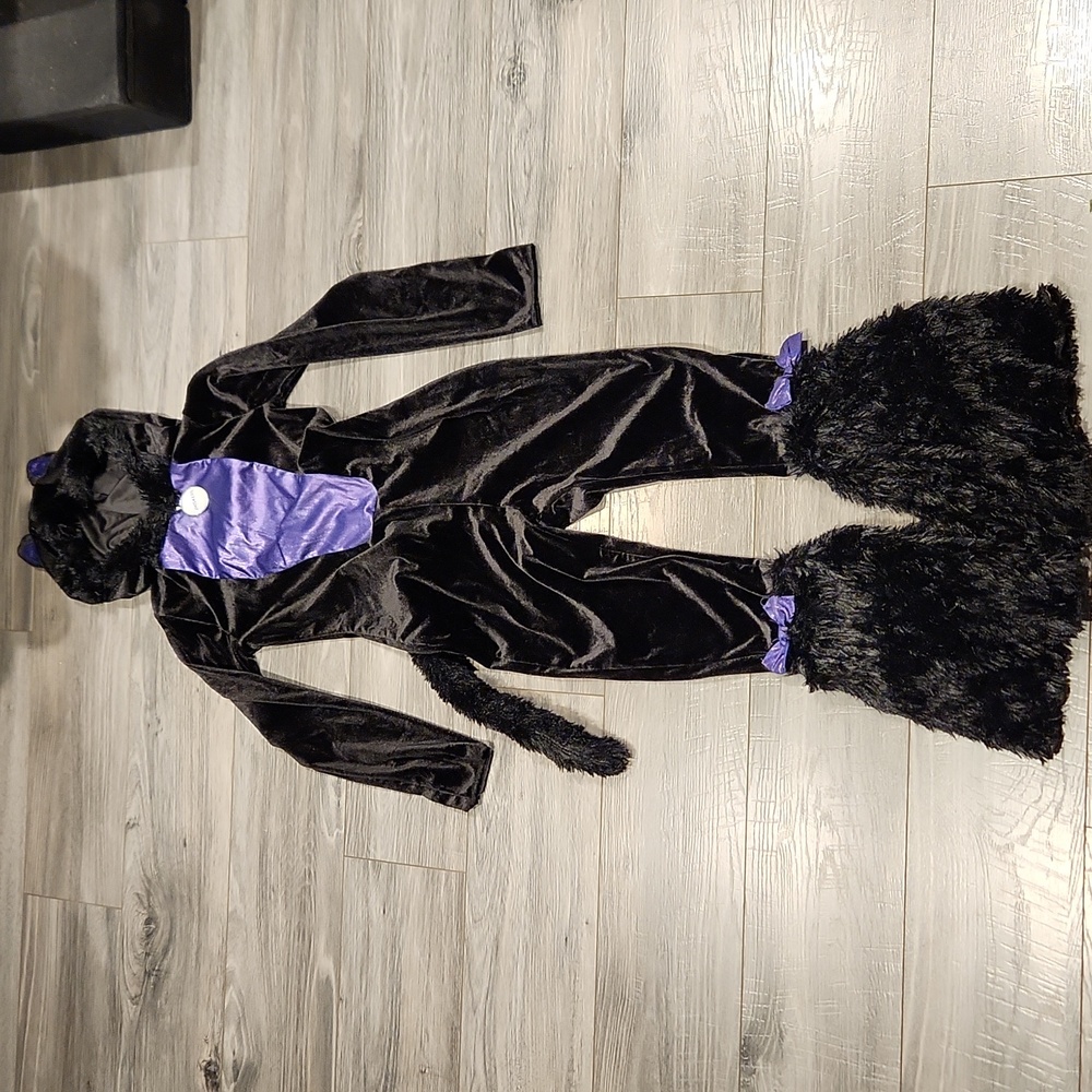Spirit Girls sz L Cat Costume w/tail